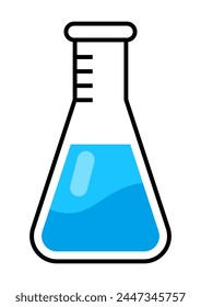 Test tube icon. Science item. Medical concept image.