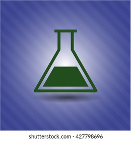 Test tube icon or symbol