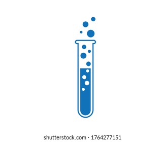 Test tube icon symbol of science vector illustration