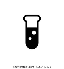 vector de icono de tubo de ensayo