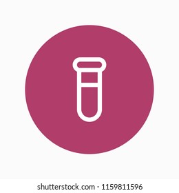 test tube icon vector