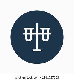 test tube icon vector