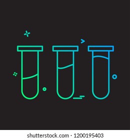 test tube icon vector design
