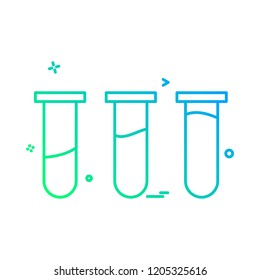 test tube icon vector design