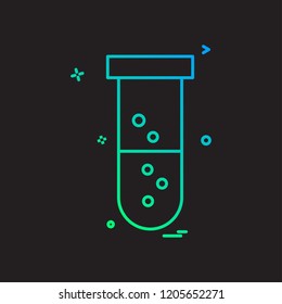 test tube icon vector design