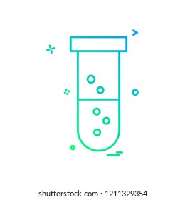 test tube icon vector design