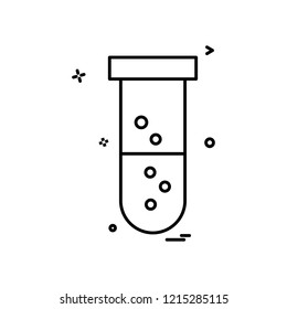 test tube icon vector design