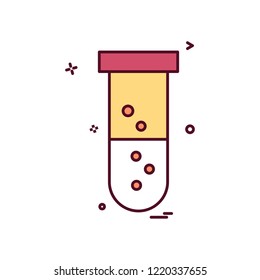 test tube icon vector design