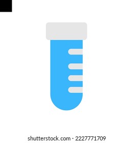 test tube icon vector design flat style