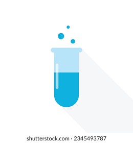 Test Tube Icon Vector Design.