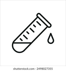 Test tube icon vector design templates simple and modern concept