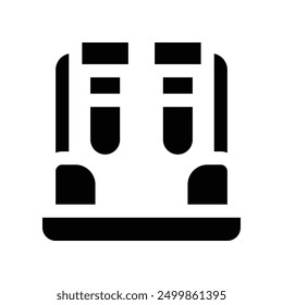 test tube icon. vector glyph icon for your website, mobile, presentation, and logo design.