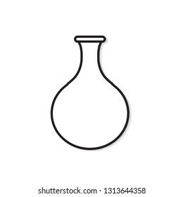 test tube icon- vector illustration