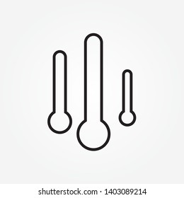 Test tube Icon Vector Illustration on the white background. 