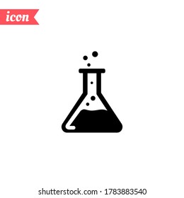 test tube icon. Vector illustration EPS 10.