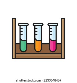 Test Tube Icon. Vector illustration - Eps 10
