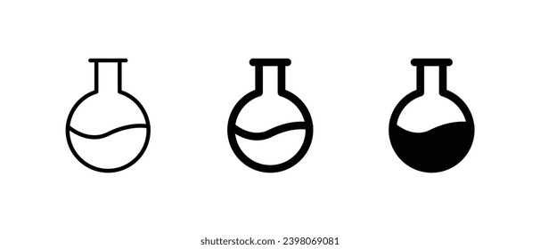 Test tube icon vector illustration for web, ui, and mobile apps