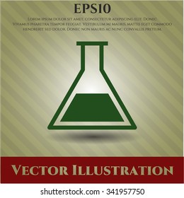 Test tube icon vector illustration