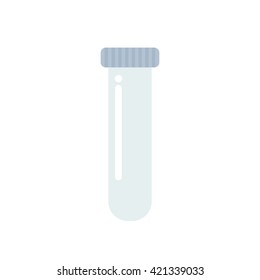 test tube icon. vector illustration