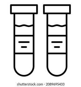 Test Tube icon vector image. Can also be used for web apps, mobile apps and print media.