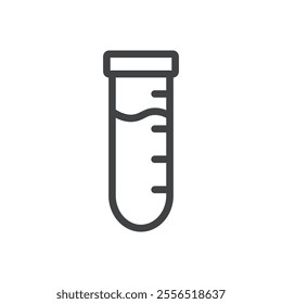 Test Tube icon Vector logo outline