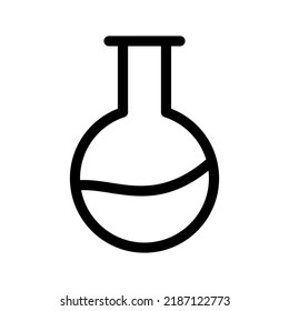 Icono de tubo de prueba Ilustración del diseño del símbolo del vector