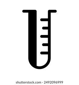 Test Tube Icon Vector Symbol Design Illustration
