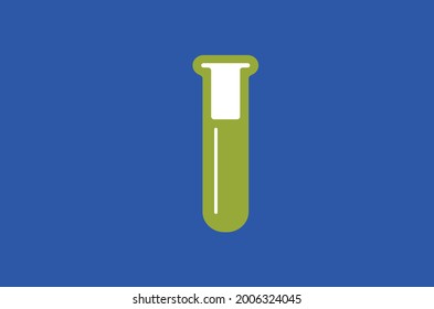 Test tube icon vector template for use