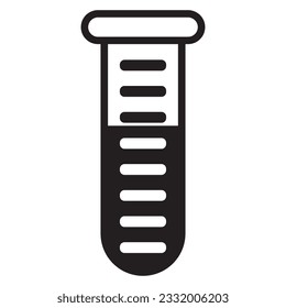 test tube icon vector template illustration logo design