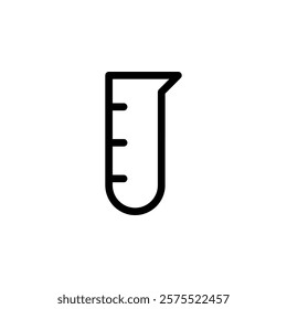 test tube icon vector template