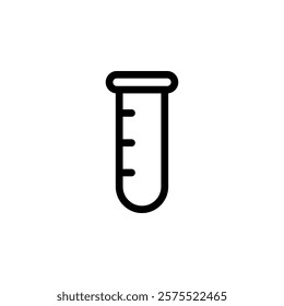 test tube icon vector template