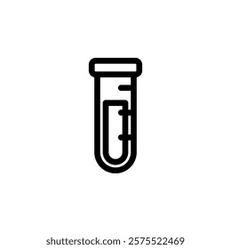 test tube icon vector template