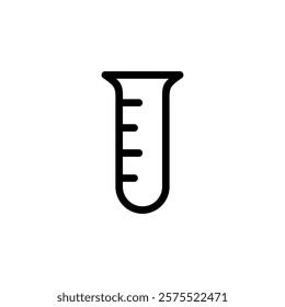 test tube icon vector template