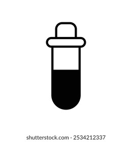 Test Tube icons set five different style vector stock illustration
