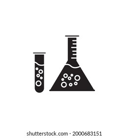 Symbol-Vektorelemente von Prüfröhren für Infografik-Web