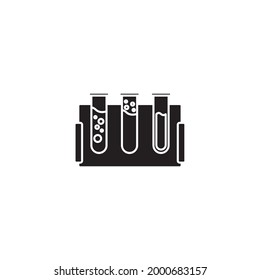 test tube icons symbol vector elements for infographic web