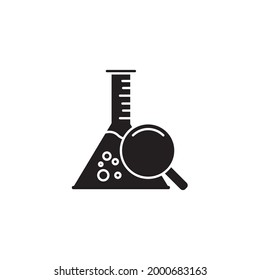 test tube icons symbol vector elements for infographic web