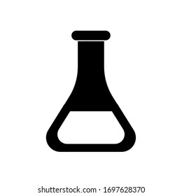 icono del tubo de prueba vectorial. Eps. 10.