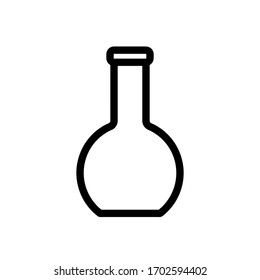 Test tube icon,vector illustration. Flat design style. vector test tube icon illustration isolated on White background, test tube icon Eps10. test tube icons graphic design vector symbols.