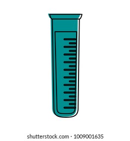 Test tube isolated