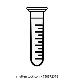 Test tube isolated