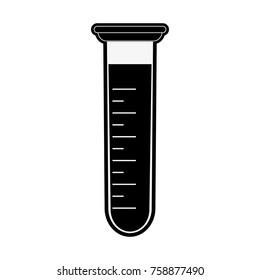 Test tube isolated