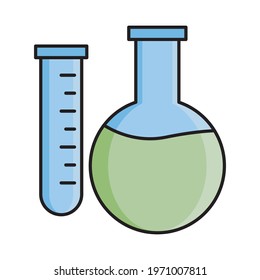 Test tube  Isolated Vector Icon which can easily modify or edit 