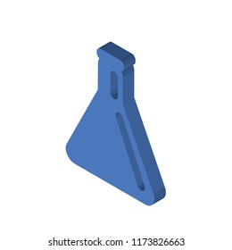 Test tube isometric left top view 3D icon