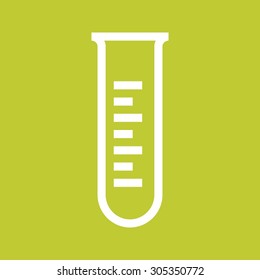 Test tube, lab, tube icon vector image. Can also be used for healthcare and medical. Suitable for mobile apps, web apps and print media.