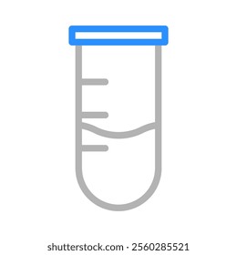 Test tube with liquid. Concept of laboratory, experiment, and science.