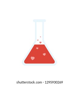 Test tube. Love