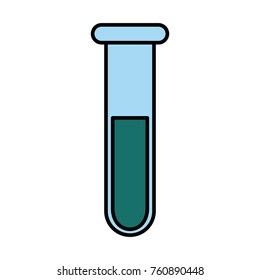 Test tube medical flask