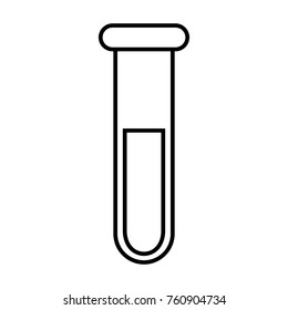 Test tube medical flask