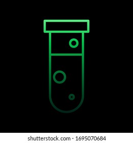 Test tube nolan icon. Simple thin line, outline vector of medical icons for ui and ux, website or mobile application
